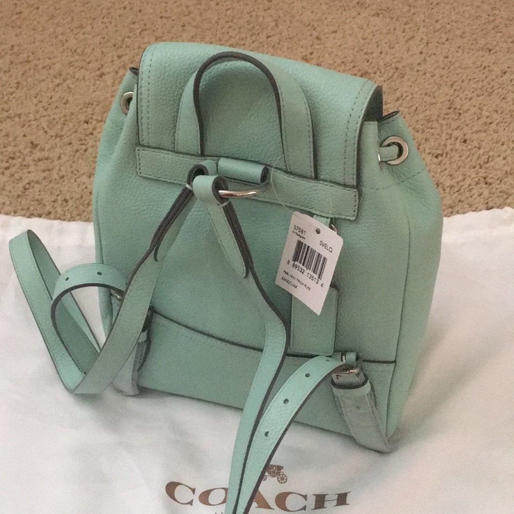 Coach Mini Turnlock Rucksack - Picture 5 of 11